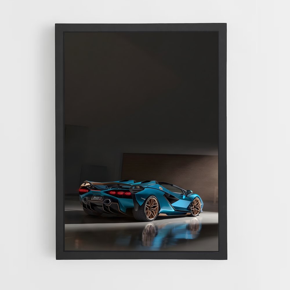Poster Sian roadster – affiche Lamborghini (vue 2)